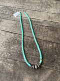 Kimberly Tom #8 Turquoise with Navajo Pearls