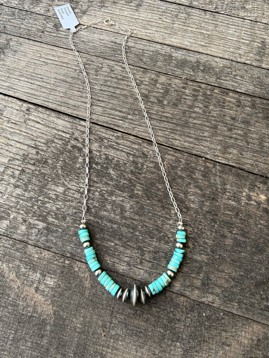 Meranda Thompson #8 Turquoise and Navajo Pearls