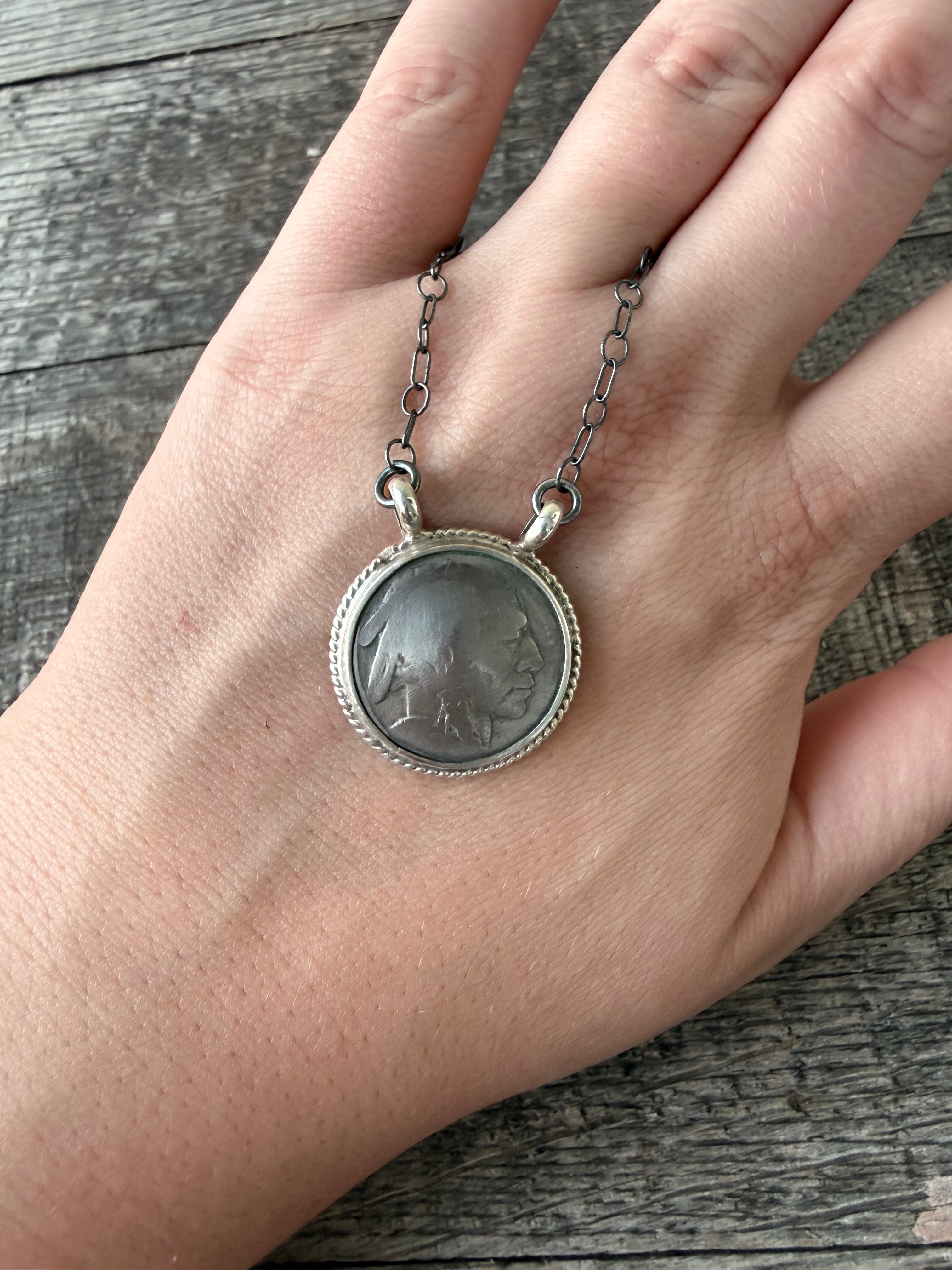 Keith Henry Indian Head Nickel Necklace
