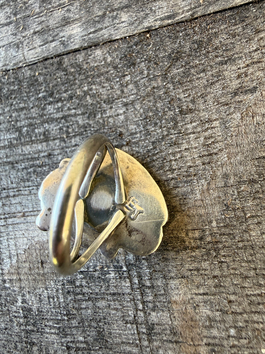 Vintage Turquoise and Red Coral Ring