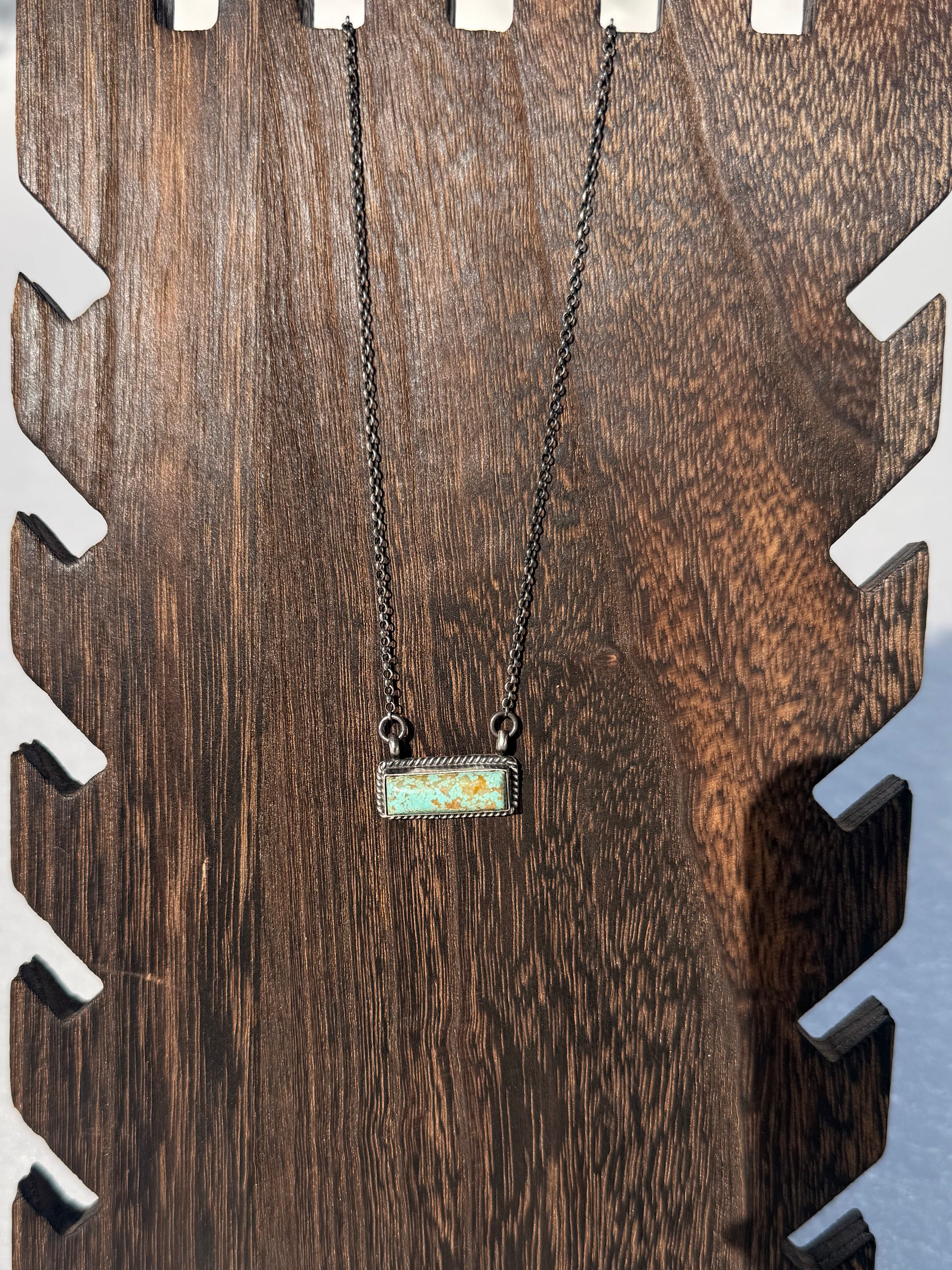 Johnny Dixon Mine #8 Bar Necklace