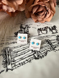 Zuni Turquoise Studs