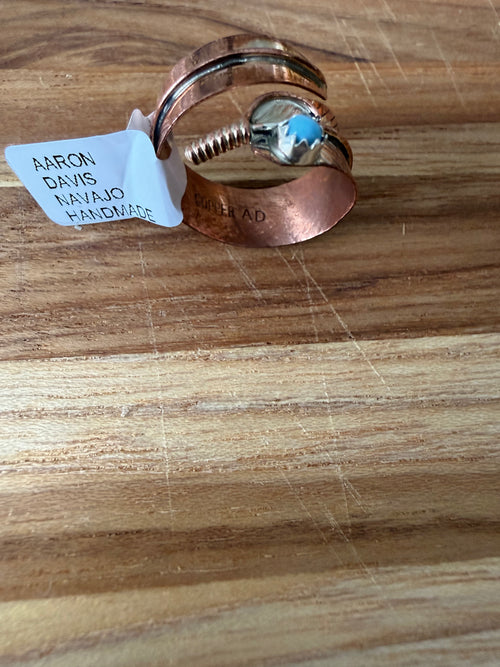 Aaron Davis Copper Feather Ring