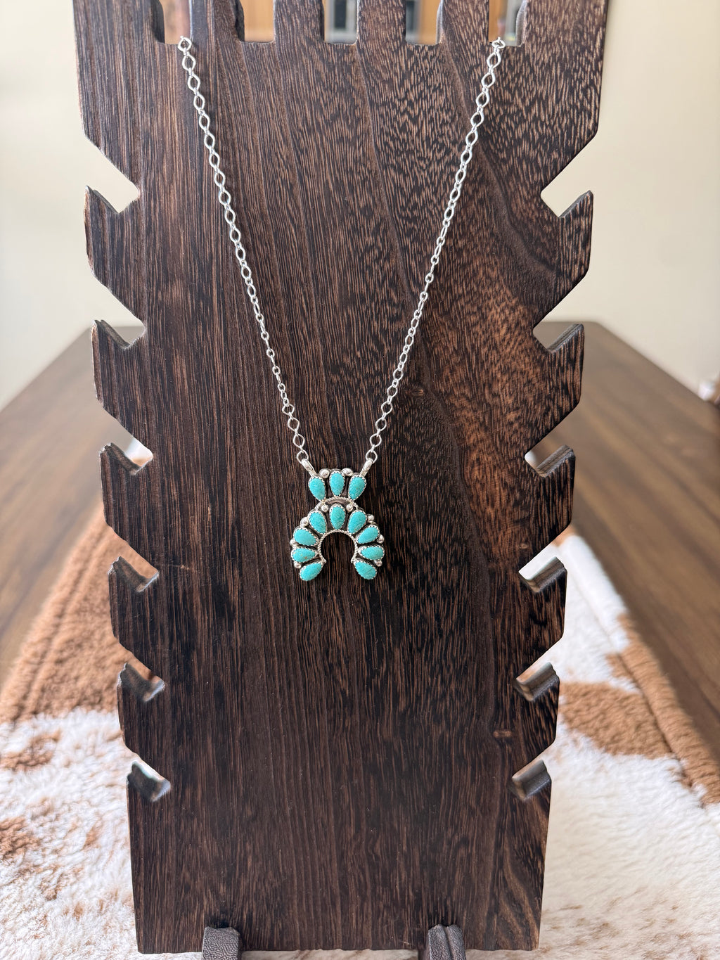 Ray Nez Kingman Turquoise Necklace